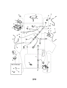 Electrical parts for Craftsman Front-Engine Lawn Tractor 917286710 from AppliancePartsPros.com