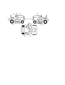 Decals parts for Craftsman Front-Engine Lawn Tractor 917286900 from AppliancePartsPros.com