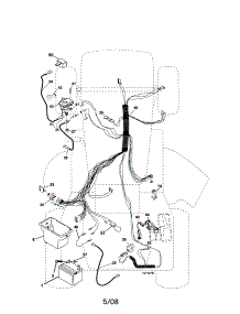 Electrical parts for Craftsman Front-Engine Lawn Tractor 917287010 from AppliancePartsPros.com