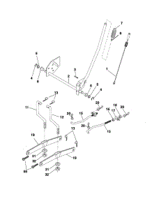 Lift parts for Craftsman Front-Engine Lawn Tractor 917287010 from AppliancePartsPros.com