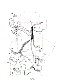 Electrical parts for Craftsman Front-Engine Lawn Tractor 917287011 from AppliancePartsPros.com
