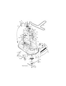 Mower Deck parts for Craftsman Front-Engine Lawn Tractor 917287011 from AppliancePartsPros.com