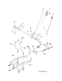 Lift parts for Craftsman Front-Engine Lawn Tractor 917287011 from AppliancePartsPros.com