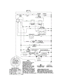 Schematic Diagram parts for Craftsman Front-Engine Lawn Tractor 917287011 from AppliancePartsPros.com