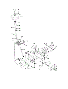 Steering parts for Craftsman Front-Engine Lawn Tractor 917287030 from AppliancePartsPros.com