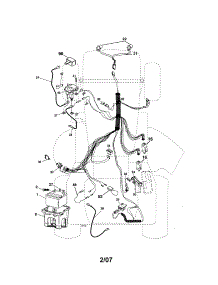 Electrical parts for Craftsman Front-Engine Lawn Tractor 917287031 from AppliancePartsPros.com