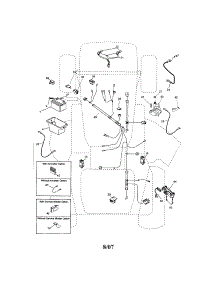 Electrical parts for Craftsman Front-Engine Lawn Tractor 917287032 from AppliancePartsPros.com