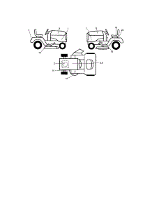 Decals parts for Craftsman Front-Engine Lawn Tractor 917287032 from AppliancePartsPros.com