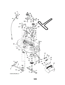 Mower Deck parts for Craftsman Front-Engine Lawn Tractor 917287032 from AppliancePartsPros.com