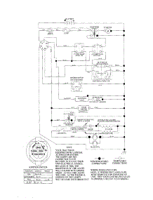 Schematic-Tractor parts for Craftsman Front-Engine Lawn Tractor 917287032 from AppliancePartsPros.com