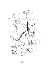 Electrical parts for Craftsman Front-Engine Lawn Tractor 917287052 from AppliancePartsPros.com