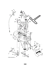 Mower Deck parts for Craftsman Front-Engine Lawn Tractor 917287052 from AppliancePartsPros.com