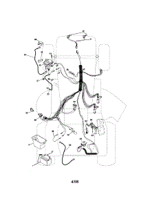 Electrical parts for Craftsman Front-Engine Lawn Tractor 917287054 from AppliancePartsPros.com