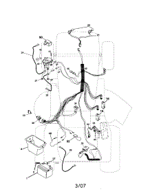 Electrical parts for Craftsman Front-Engine Lawn Tractor 917287071 from AppliancePartsPros.com