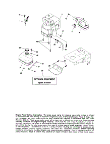 Engine parts for Craftsman Front-Engine Lawn Tractor 917287071 from AppliancePartsPros.com