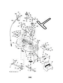 Mower Deck parts for Craftsman Front-Engine Lawn Tractor 917287072 from AppliancePartsPros.com