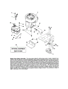 Engine parts for Craftsman Front-Engine Lawn Tractor 917287073 from AppliancePartsPros.com