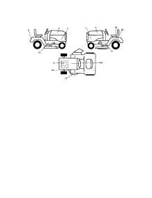 Decals parts for Craftsman Front-Engine Lawn Tractor 917287073 from AppliancePartsPros.com