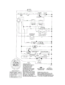 Schematic Diagram-Tractor parts for Craftsman Front-Engine Lawn Tractor 917287073 from AppliancePartsPros.com