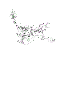 Steering parts for Craftsman Front-Engine Lawn Tractor 917287120 from AppliancePartsPros.com