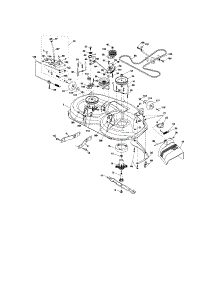 Mower Deck parts for Craftsman Front-Engine Lawn Tractor 917287120 from AppliancePartsPros.com