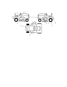 Decals parts for Craftsman Front-Engine Lawn Tractor 917287121 from AppliancePartsPros.com