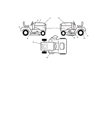 Decals parts for Craftsman Front-Engine Lawn Tractor 917287130 from AppliancePartsPros.com