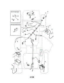 Electrical parts for Craftsman Front-Engine Lawn Tractor 917287131 from AppliancePartsPros.com
