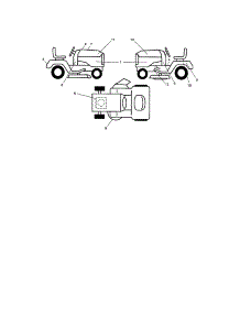 Decals parts for Craftsman Front-Engine Lawn Tractor 917287131 from AppliancePartsPros.com