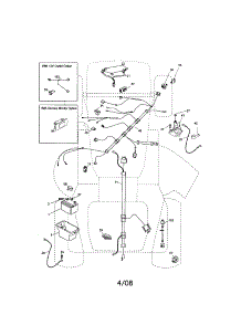 Electrical parts for Craftsman Front-Engine Lawn Tractor 917287140 from AppliancePartsPros.com