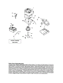 Engine parts for Craftsman Front-Engine Lawn Tractor 917287140 from AppliancePartsPros.com