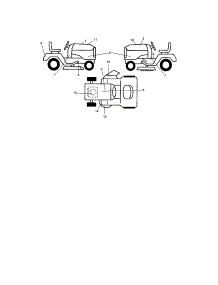 Decals parts for Craftsman Front-Engine Lawn Tractor 917287140 from AppliancePartsPros.com