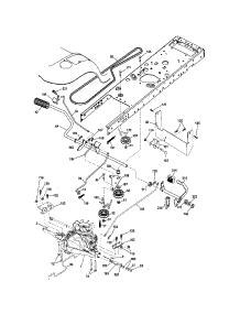 Ground Drive parts for Craftsman Front-Engine Lawn Tractor 917287141 from AppliancePartsPros.com