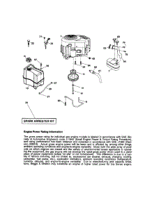 Engine parts for Craftsman Front-Engine Lawn Tractor 917287230 from AppliancePartsPros.com