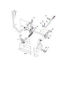Lift Assembly parts for Craftsman Front-Engine Lawn Tractor 917287230 from AppliancePartsPros.com