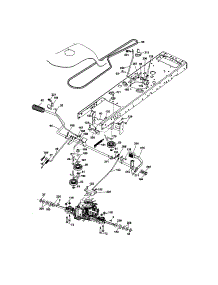 Ground Drive parts for Craftsman Front-Engine Lawn Tractor 917287240 from AppliancePartsPros.com