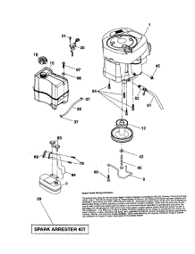 Engine parts for Craftsman Front-Engine Lawn Tractor 917287240 from AppliancePartsPros.com