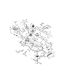Mower Deck parts for Craftsman Front-Engine Lawn Tractor 917287240 from AppliancePartsPros.com
