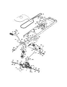 Ground Drive parts for Craftsman Front-Engine Lawn Tractor 917287241 from AppliancePartsPros.com