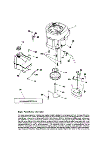 Engine parts for Craftsman Front-Engine Lawn Tractor 917287241 from AppliancePartsPros.com