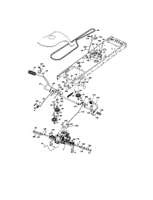Ground Drive parts for Craftsman Front-Engine Lawn Tractor 917287242 from AppliancePartsPros.com