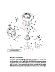 Engine parts for Craftsman Front-Engine Lawn Tractor 917287242 from AppliancePartsPros.com