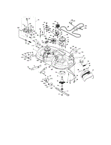 Mower Deck parts for Craftsman Front-Engine Lawn Tractor 917287250 from AppliancePartsPros.com