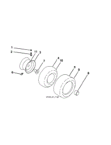 Wheels & Tires parts for Craftsman Front-Engine Lawn Tractor 917287252 from AppliancePartsPros.com