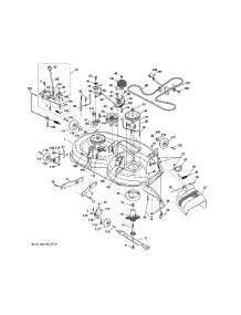 Mower Deck parts for Craftsman Front-Engine Lawn Tractor 917287252 from AppliancePartsPros.com