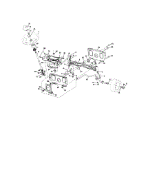 Steering Assembly parts for Craftsman Front-Engine Lawn Tractor 917287260 from AppliancePartsPros.com