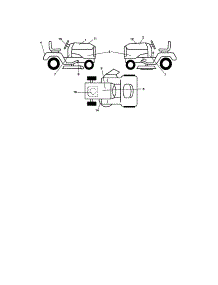 Decals parts for Craftsman Front-Engine Lawn Tractor 917287260 from AppliancePartsPros.com