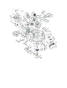 Mower Deck parts for Craftsman Front-Engine Lawn Tractor 917287261 from AppliancePartsPros.com