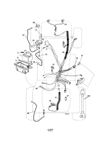 Electrical parts for Craftsman Front-Engine Lawn Tractor 917287280 from AppliancePartsPros.com