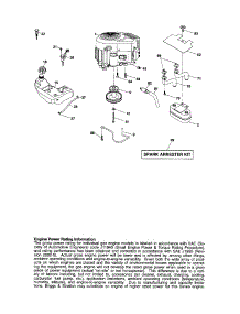 Engine parts for Craftsman Front-Engine Lawn Tractor 917287280 from AppliancePartsPros.com